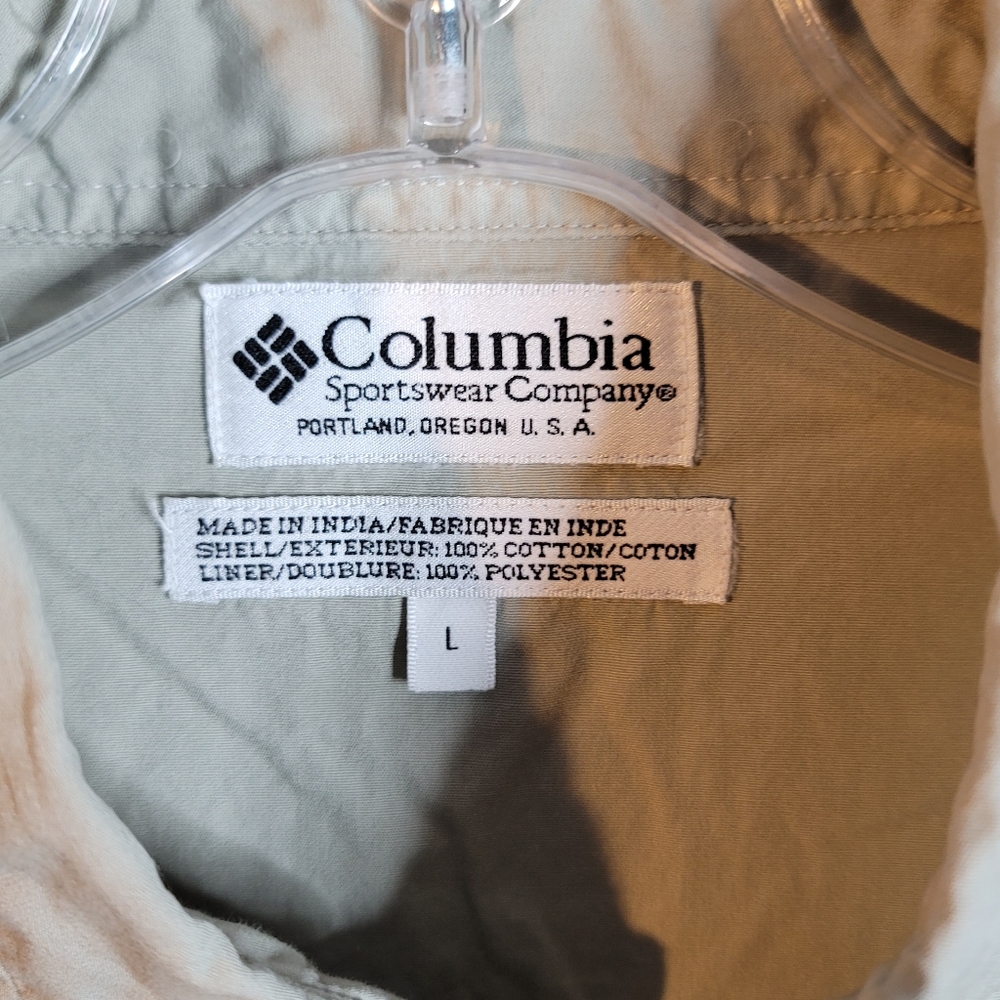 Columbia PFG Pull Over with Embroidered Large Mouth Bass Men's Size Large - Picture 5 of 9